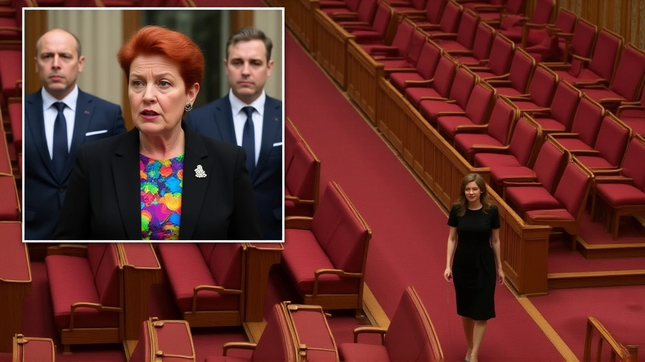 Pauline Hanson Suspended for Burka Stunt in Senate Amid Face Covering Ban Bill Debate